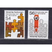 ООН (Вена), 1981, Международный год инвалидов. 2 марки. № 17-18