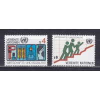 ООН (Вена), 1980, Социально-экономический совет. 2 марки. № 14-15