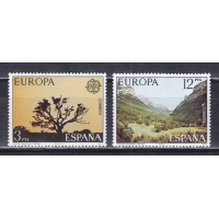 Испания, 1977, Европа. Ландшафты. 2 марки. № 2299-2300
