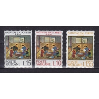 Ватикан, 1964, Рождество. 3 марки. № 464-466