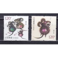 Китай, 2020, Год крысы. 2 марки. № 5172-5173