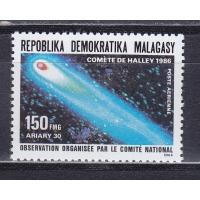 Мадагаскар, 1986, Комета Галлея. Марка. № 1019