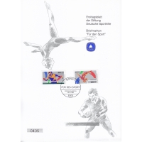 ФРГ, 1989, Теннис. Гимнастика. 2 листа первого дня