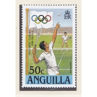 Ангилья, 1988, Олимпиада в Сеуле. Теннис. Марка. № 784