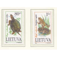 Литва, 1993, Красная книга. 2 марки. № 545-546