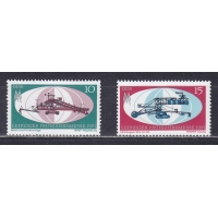 ГДР, 1971, Лейпцигская ярмарка. 2 марки. № 1653-1654