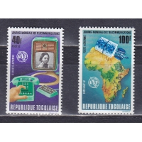Того, 1972, Международный союз электросвязи. 2 марки. № 927-928