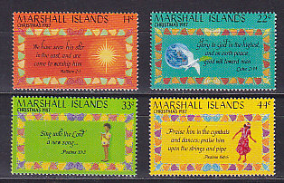 Маршалловы острова, 1987, Рождество. 4 марки. № 142-145