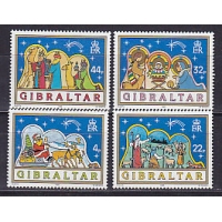 Гибралтар, 1989, Рождество. 4 марки. № 586-589