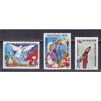 Доминиканская республика, 1978, Рождество. 3 марки. № 1210-1212