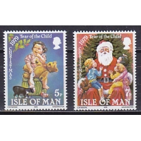 Остров Мэн, 1979, Год ребенка, Рождество. 2 марки. № 157-158