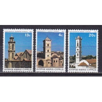 Кипр, 1983, Рождество. 3 марки. №605-607