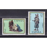Испания, 1976, Рождество. 2 марки. № 2261-2262