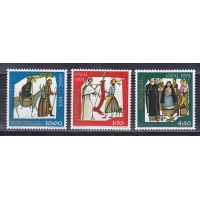 Португалия, 1974, Рождество. 3 марки. № 1263-1265