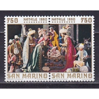 Сан-Марино, 1990, Рождество. 2 марки. № 1463-1464