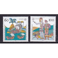 ФРГ, 1992, Европа, Колумб. 2 марки. № 1608-1609