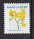 Бразилия, 1990, Стандарт. Цветы. Марка. № 2356