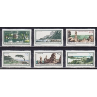 ГДР, 1966, Ландшафты. 6 марок. № 1179-1184